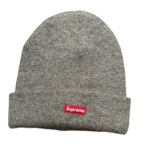 Grey Supreme Mohair Beanie